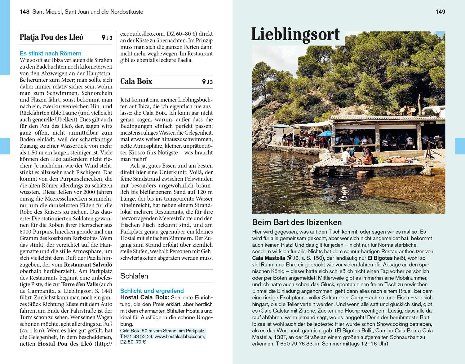 Beispielinhalt (Bild) DuMont Reise-Taschenbuch Ibiza & Formentera