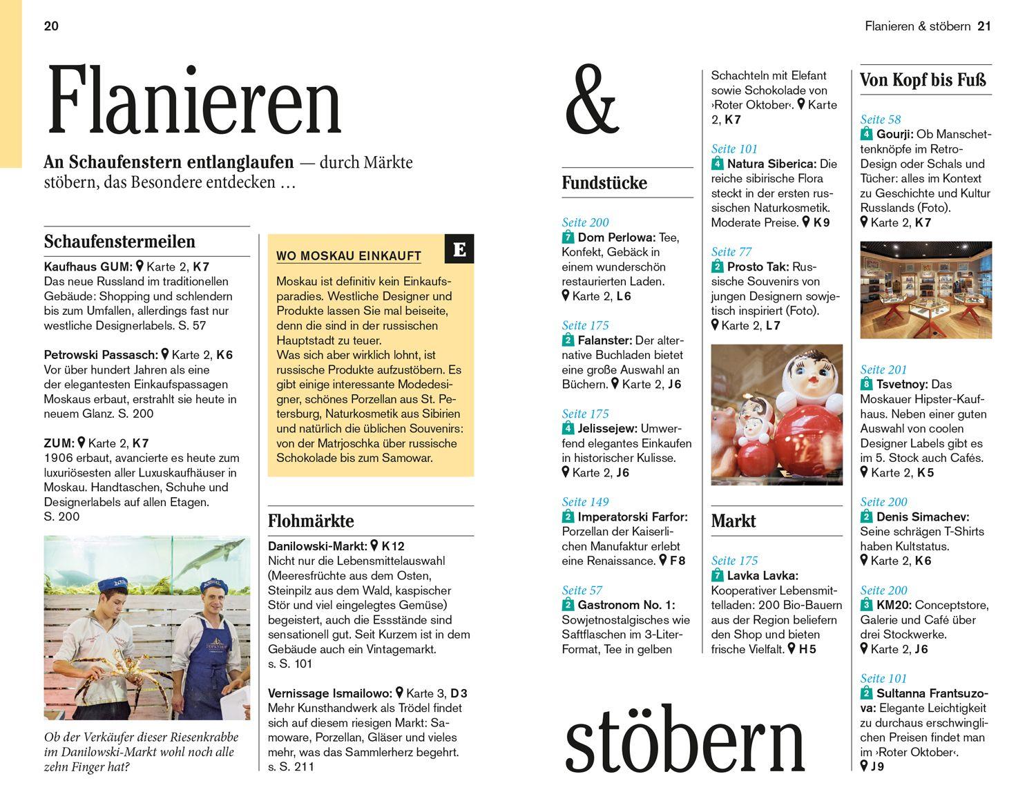 Beispielinhalt (Bild) DuMont Reise-Taschenbuch Moskau