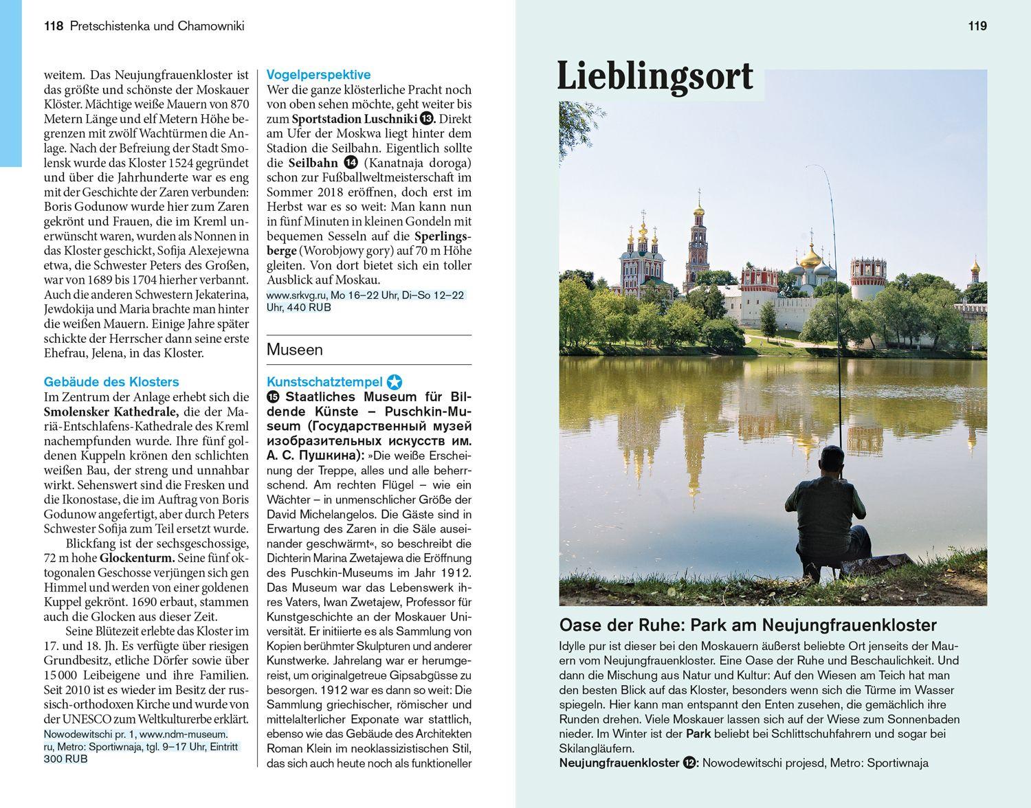 Beispielinhalt (Bild) DuMont Reise-Taschenbuch Moskau