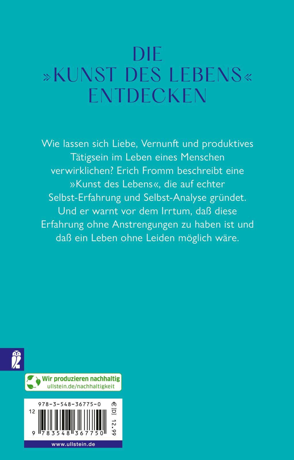 Rückseitencover Vom Haben zum Sein