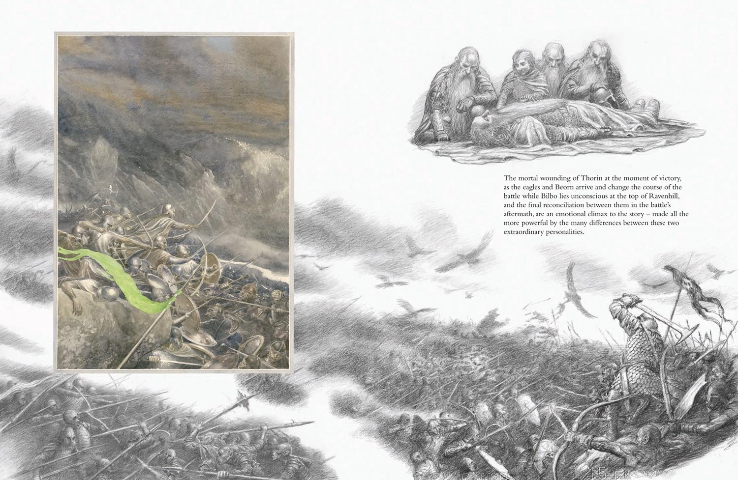 Beispielinhalt (Bild) The Hobbit Sketchbook