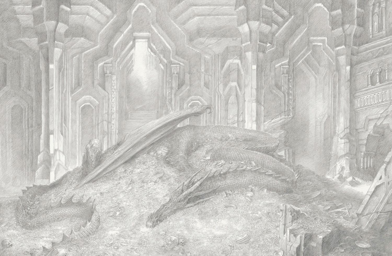 Beispielinhalt (Bild) The Hobbit Sketchbook