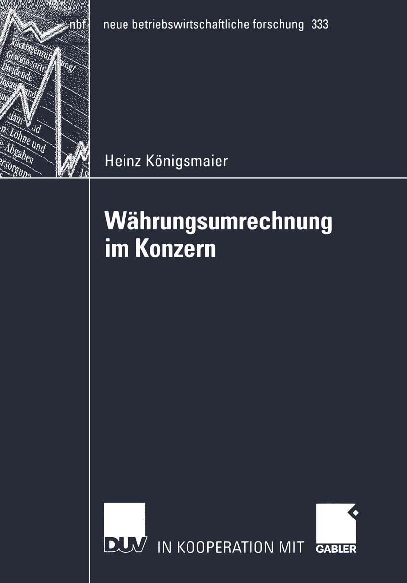 Vorderes Coverbild Währungsumrechnung im Konzern
