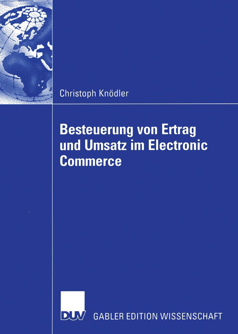 Vorderes Coverbild Besteuerung von Ertrag und Umsatz im Electronic Commerce