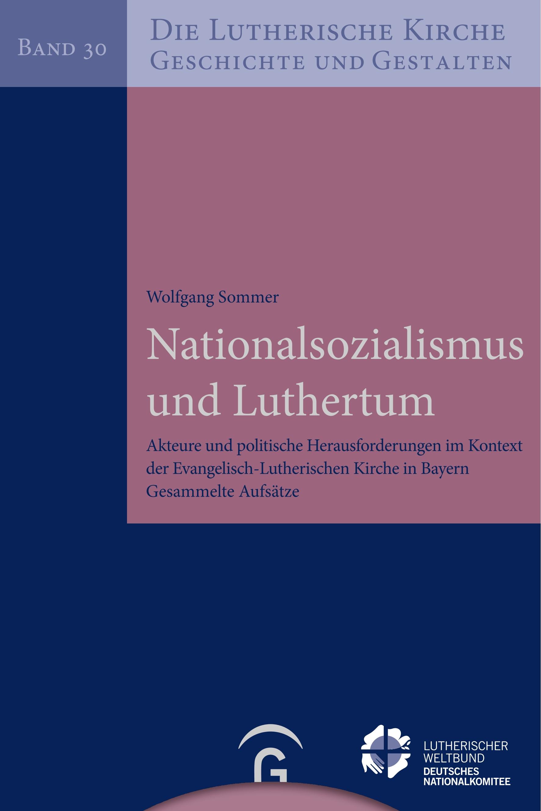 Vorderes Coverbild Nationalsozialismus und Luthertum