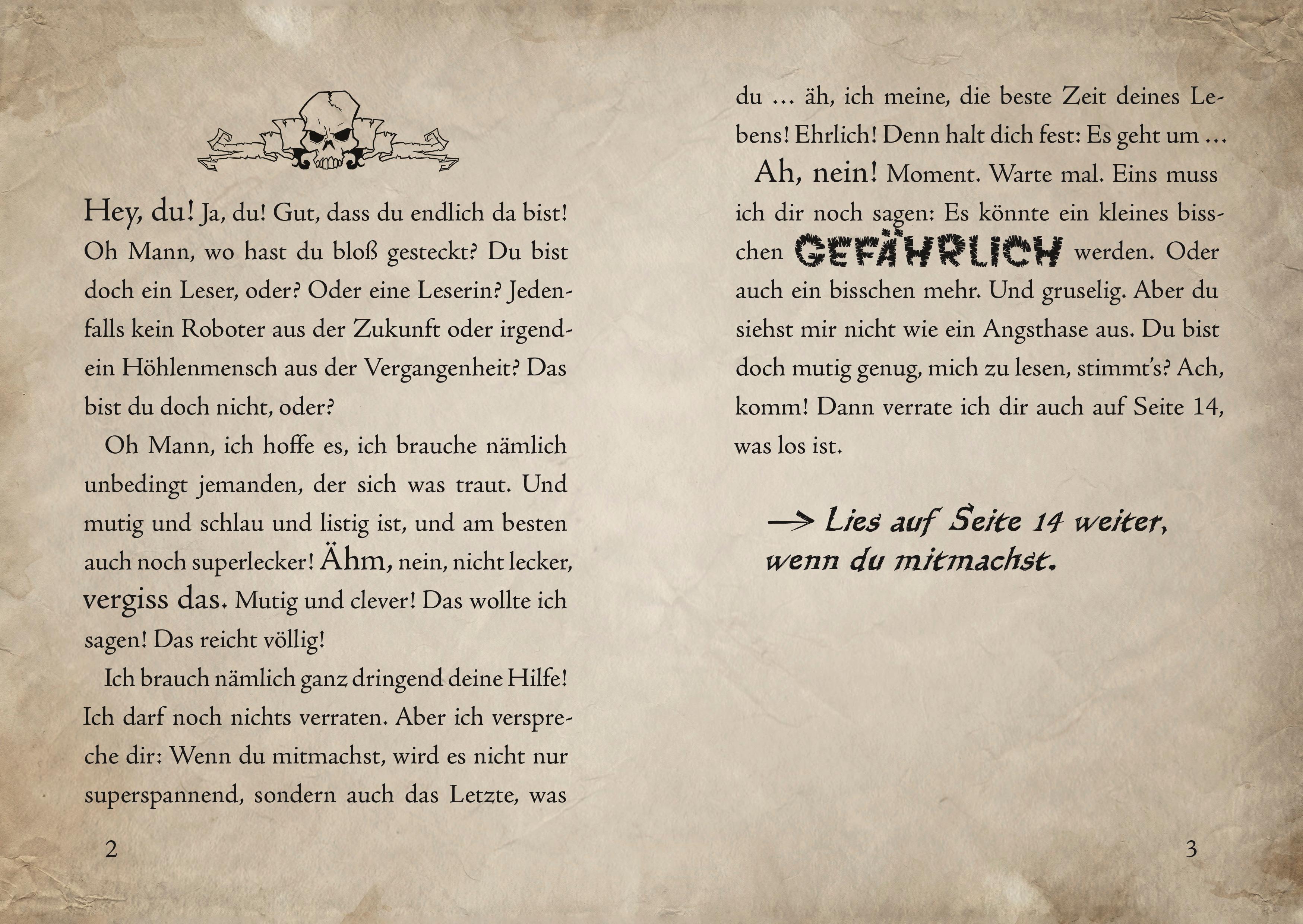 Beispielinhalt (Bild) Das kleine Böse Buch 3