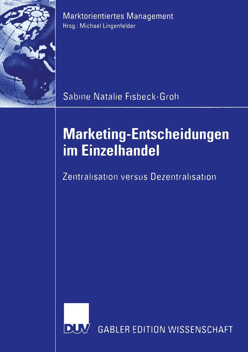 Vorderes Coverbild Marketing-Entscheidungen im Einzelhandel