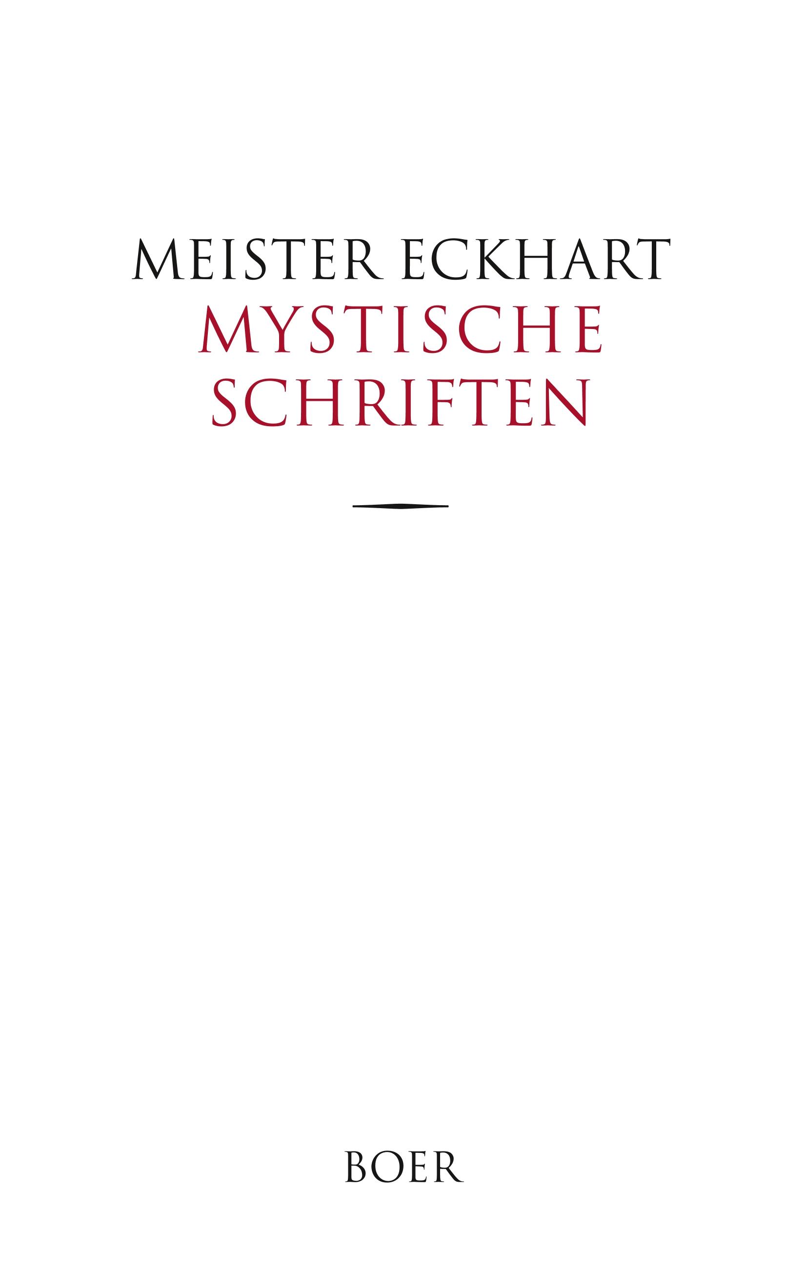 Vorderes Coverbild Mystische Schriften