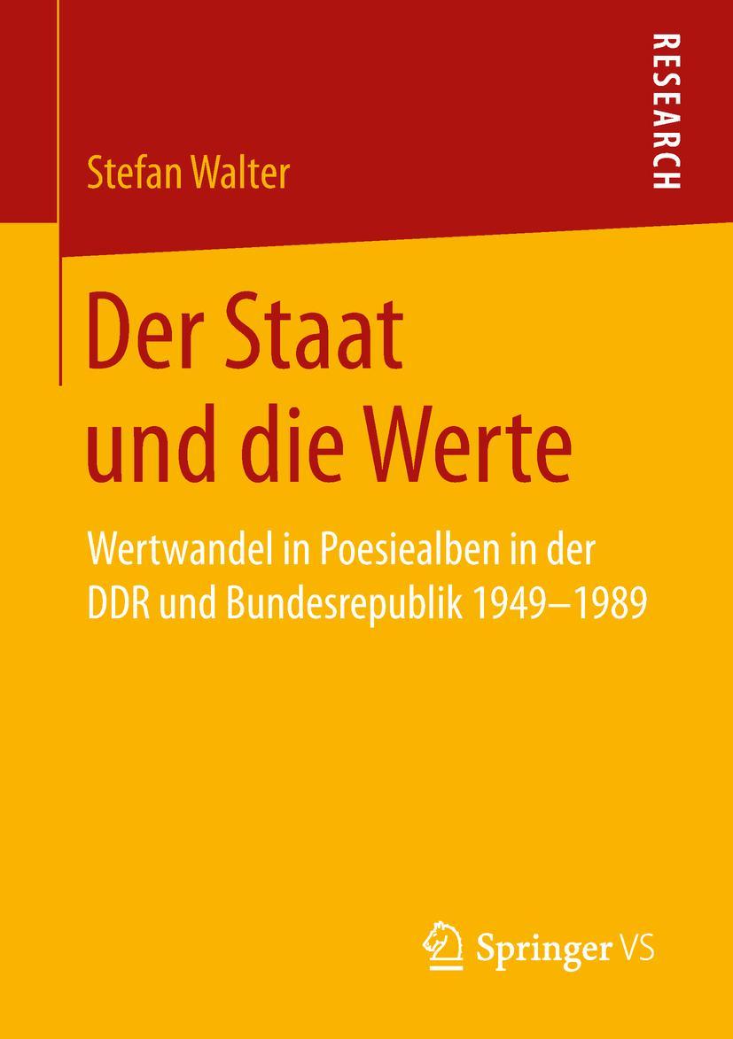 Vorderes Coverbild Der Staat und die Werte