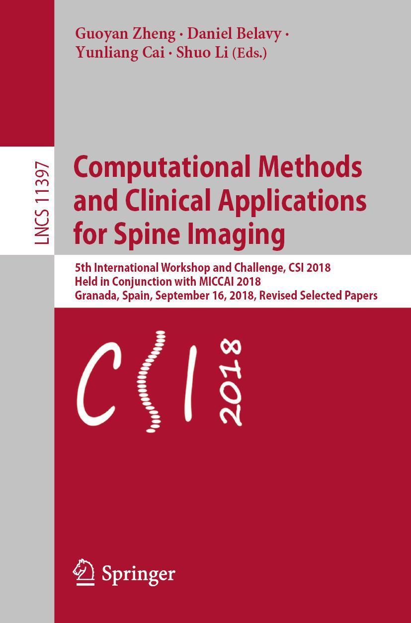 Vorderes Coverbild Computational Methods and Clinical Applications for Spine Imaging