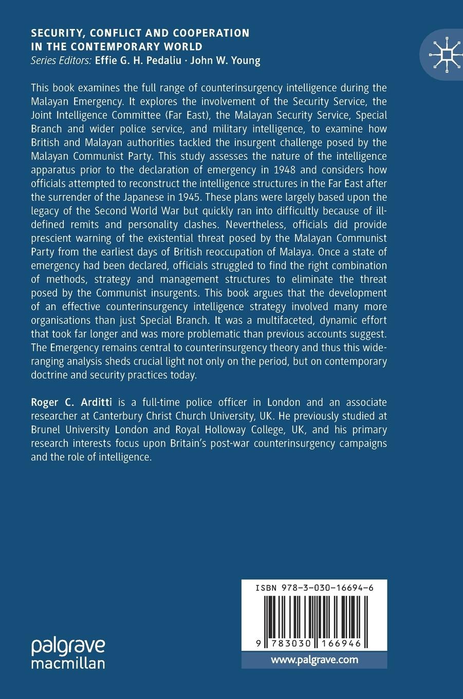 Rückseitencover Counterinsurgency Intelligence and the Emergency in Malaya