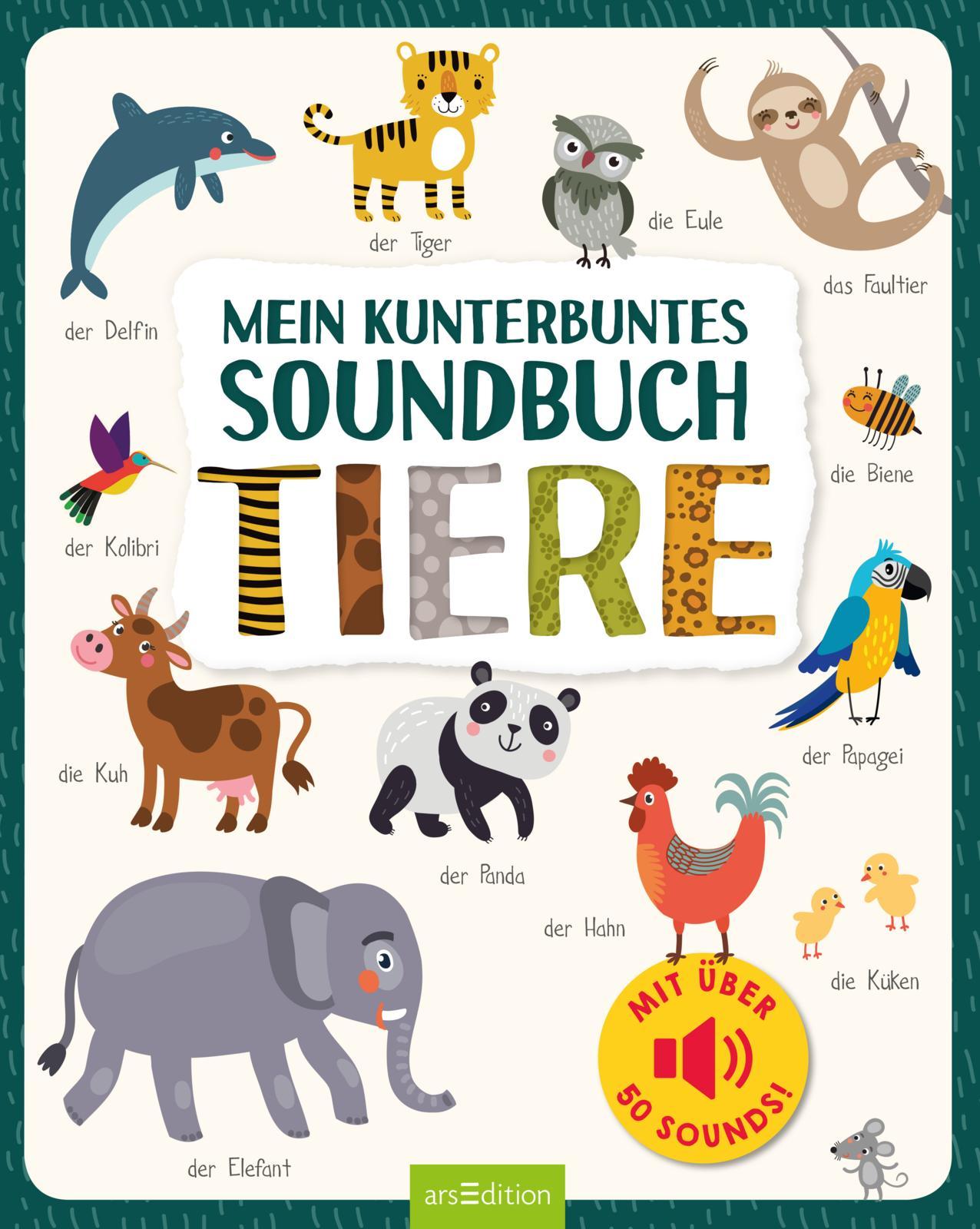 Beispielinhalt (Bild) Mein kunterbuntes Soundbuch - Tiere