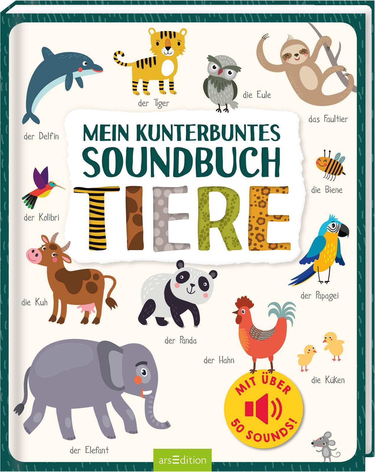 Vorderes Coverbild Mein kunterbuntes Soundbuch - Tiere