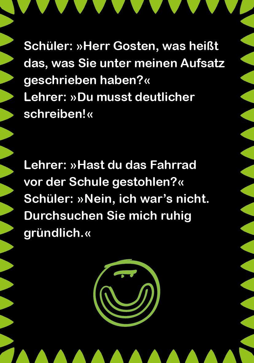 Beispielinhalt (Bild) Superlustige Schülerwitze