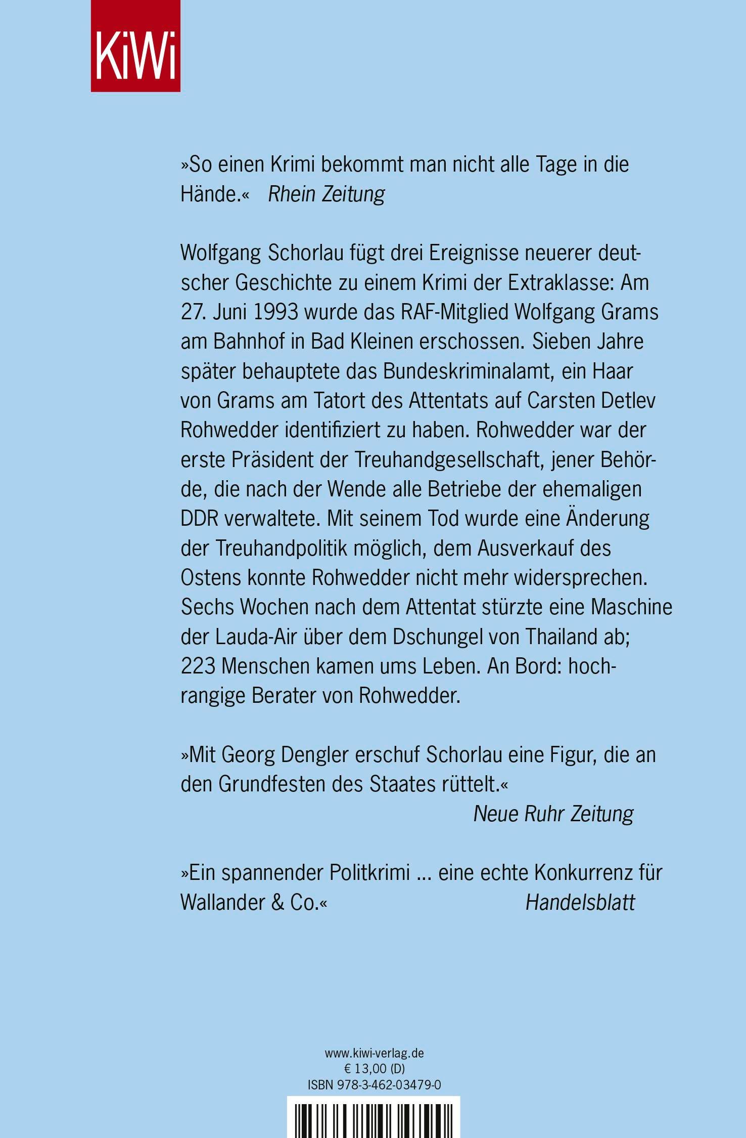 Rückseitencover Die blaue Liste