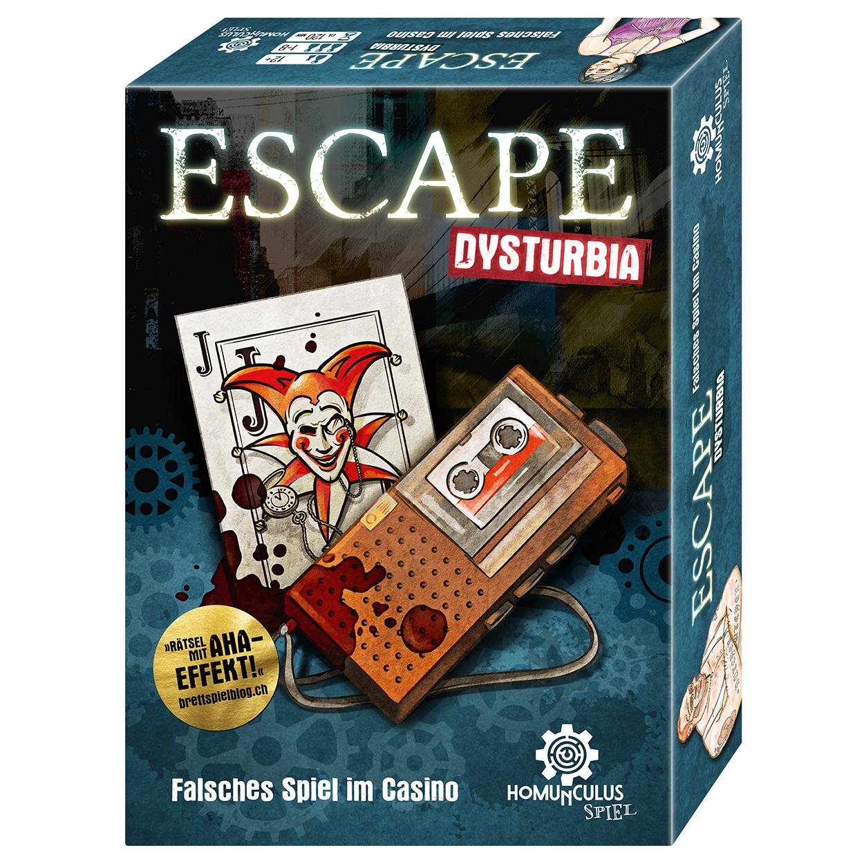 Vorderes Coverbild ESCAPE Dysturbia: Falsches Spiel im Casino