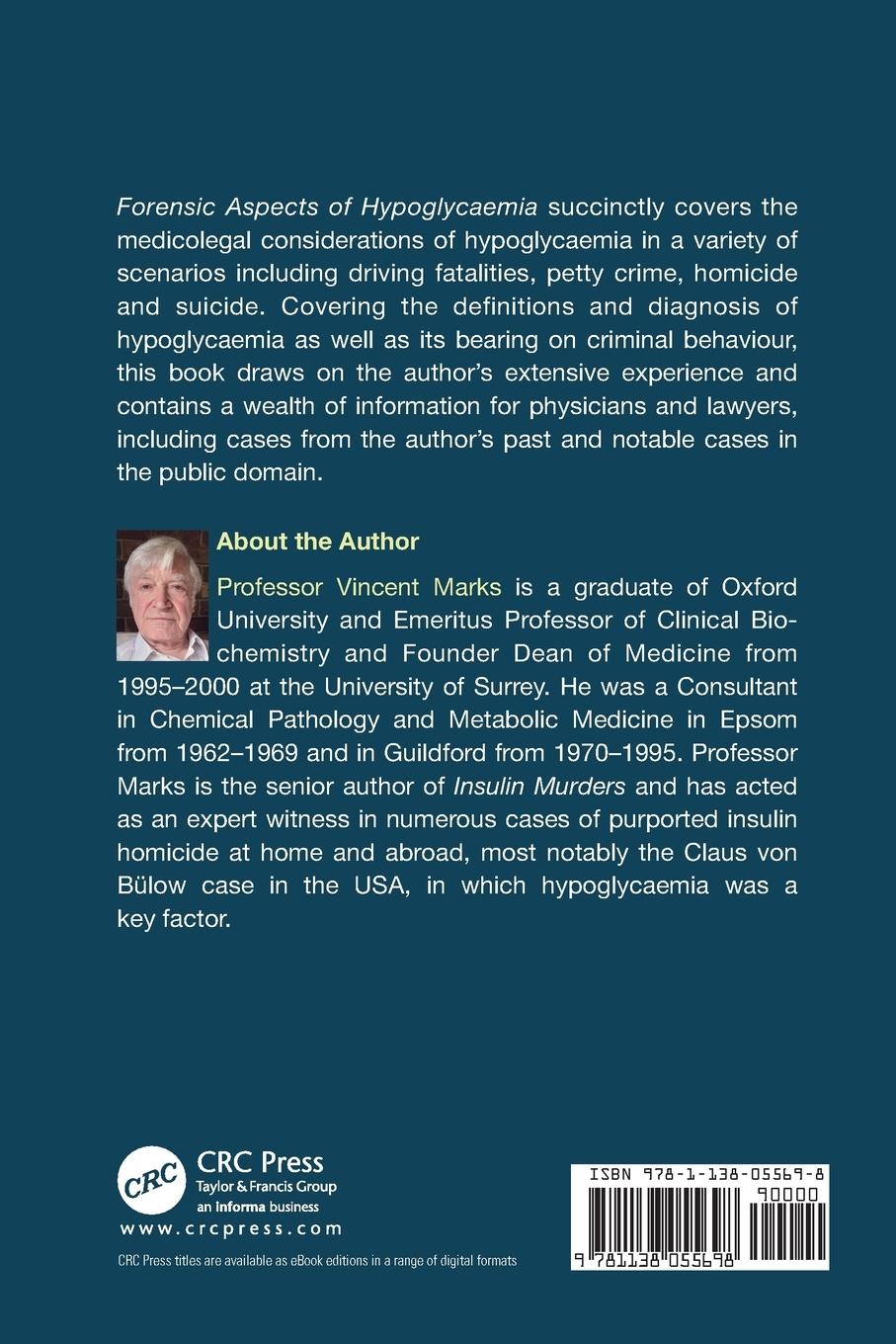 Rückseitencover Forensic Aspects of Hypoglycaemia