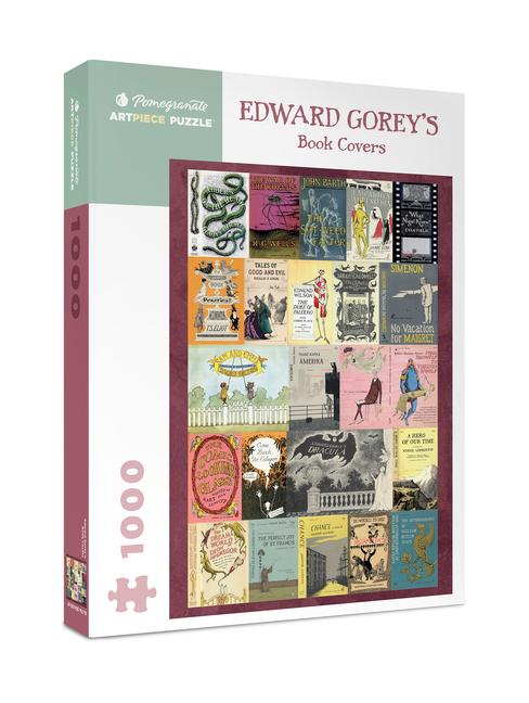 Vorderes Coverbild Edward Gorey's Book Covers 1000-Piece Jigsaw Puzzle