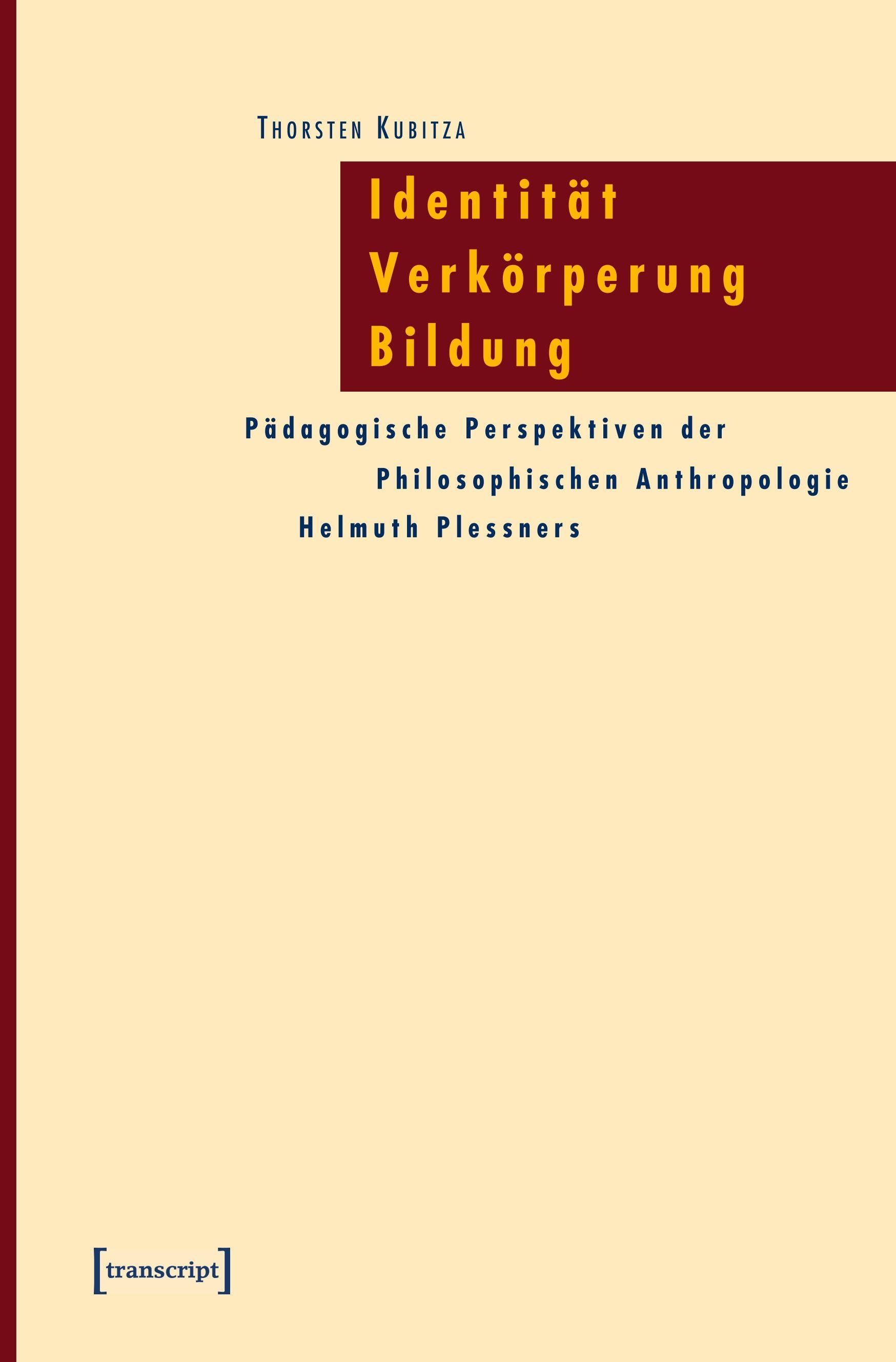 Vorderes Coverbild Identität - Verkörperung - Bildung