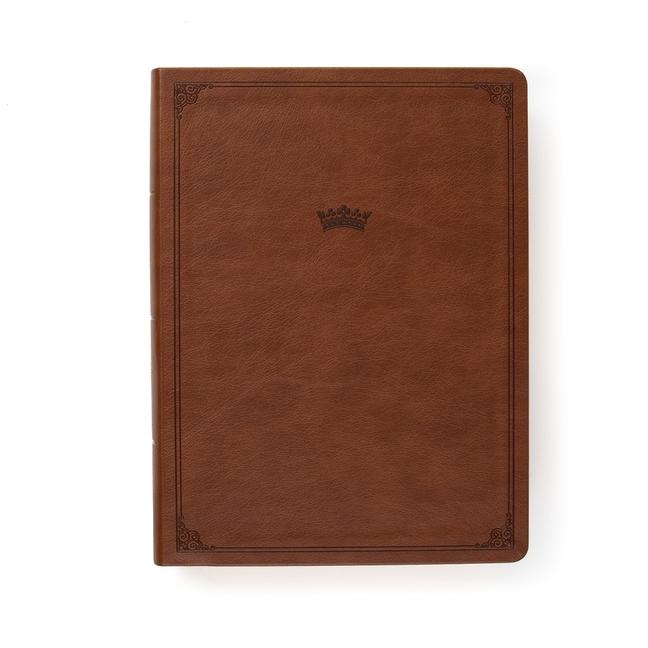 Vorderes Coverbild CSB Tony Evans Study Bible, British Tan Leathertouch