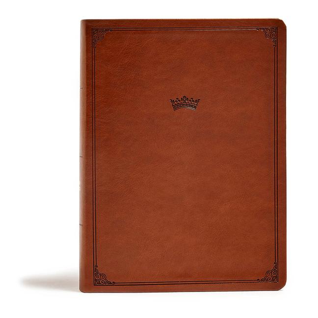 Vorderes Coverbild CSB Tony Evans Study Bible, British Tan Leathertouch, Indexed