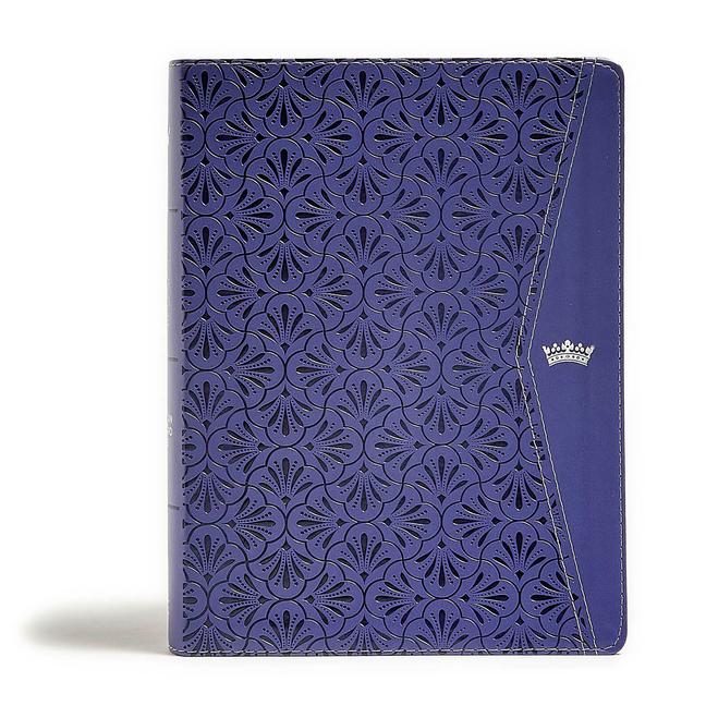 Vorderes Coverbild CSB Tony Evans Study Bible, Purple Leathertouch
