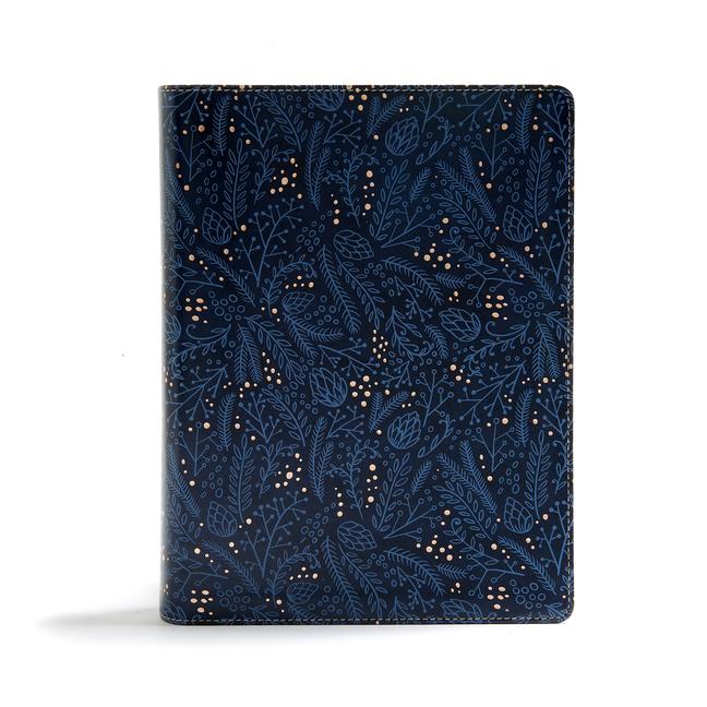 Vorderes Coverbild CSB Study Bible, Navy Leathertouch