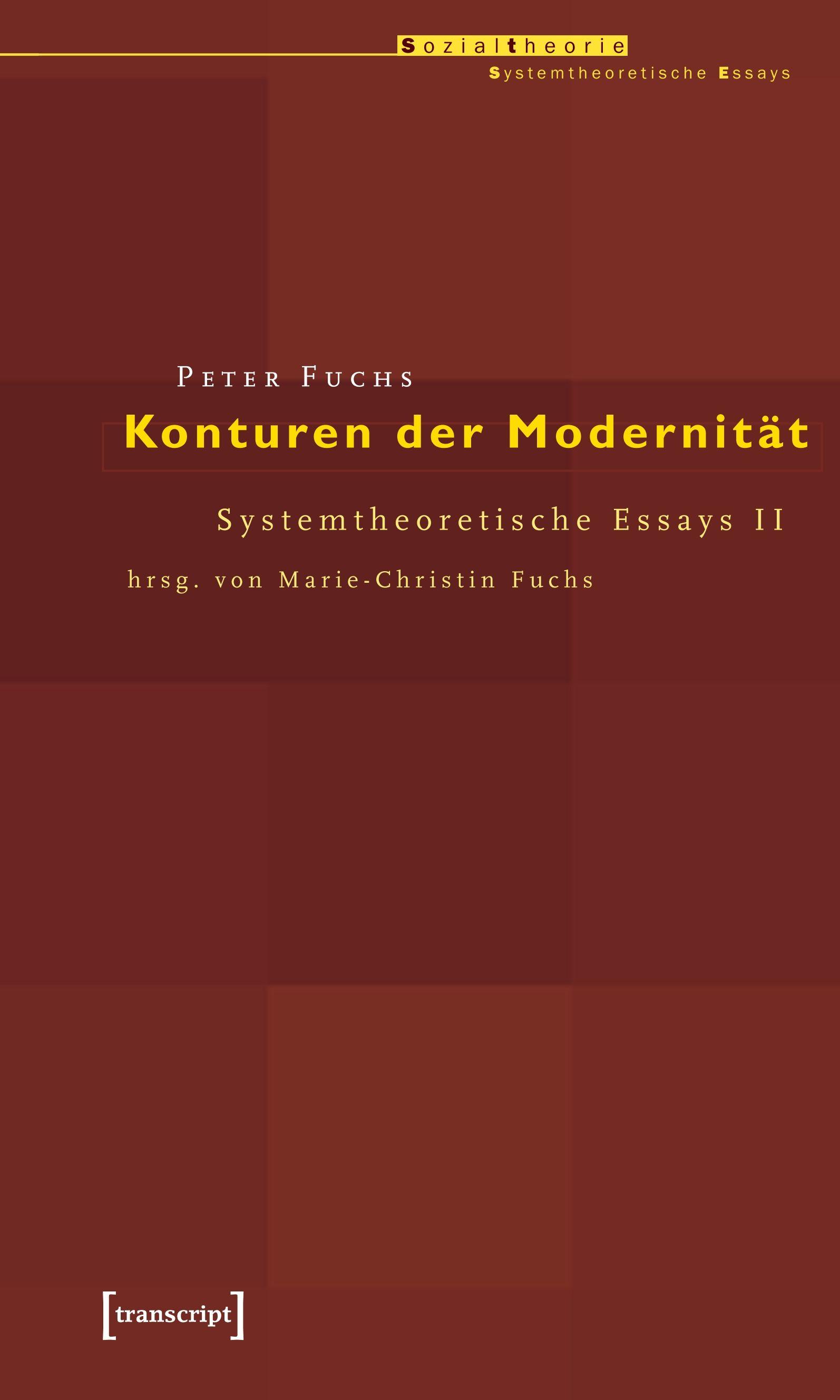 Vorderes Coverbild Konturen der Modernität