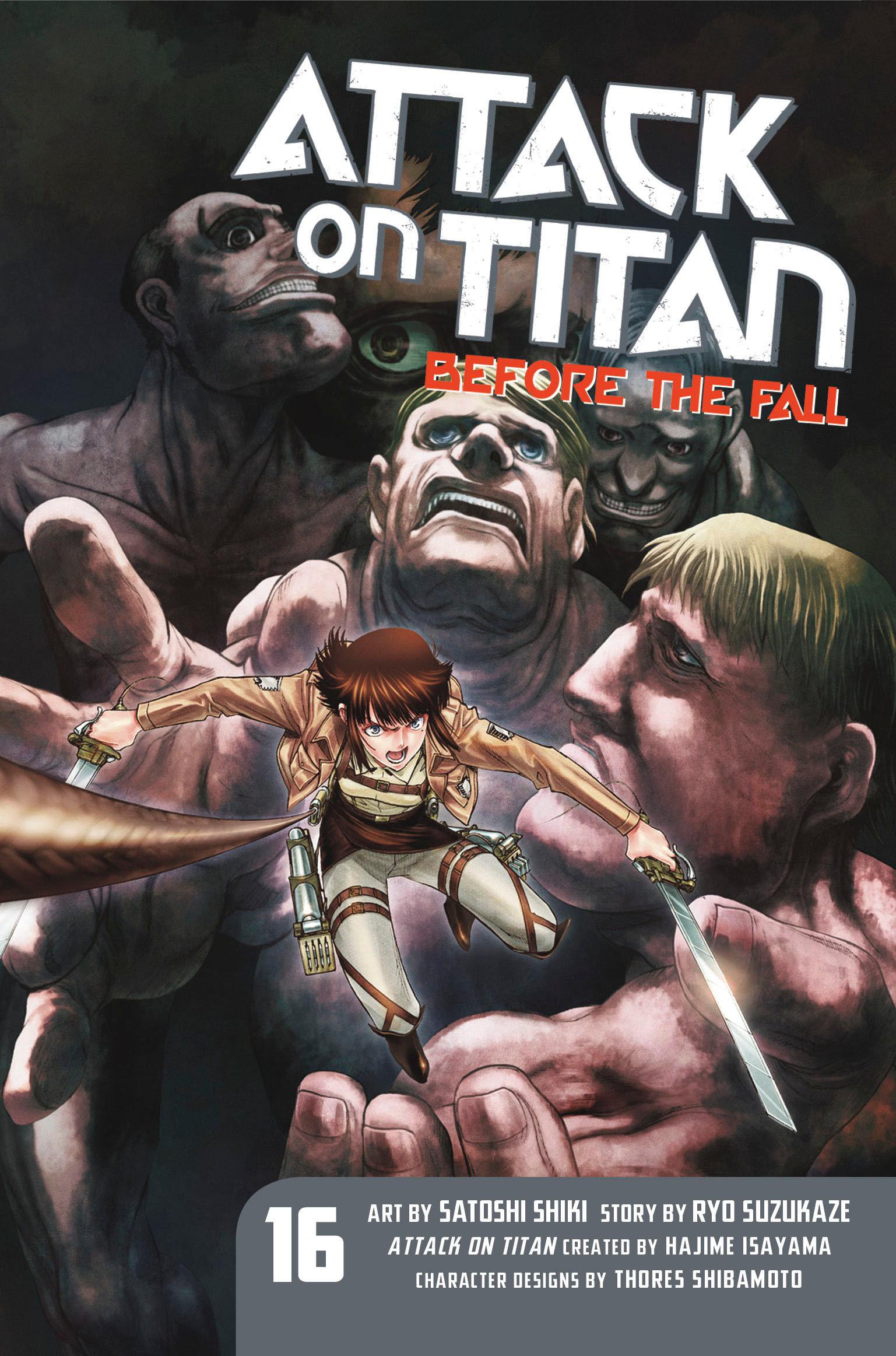 Vorderes Coverbild Attack on Titan: Before the Fall 16