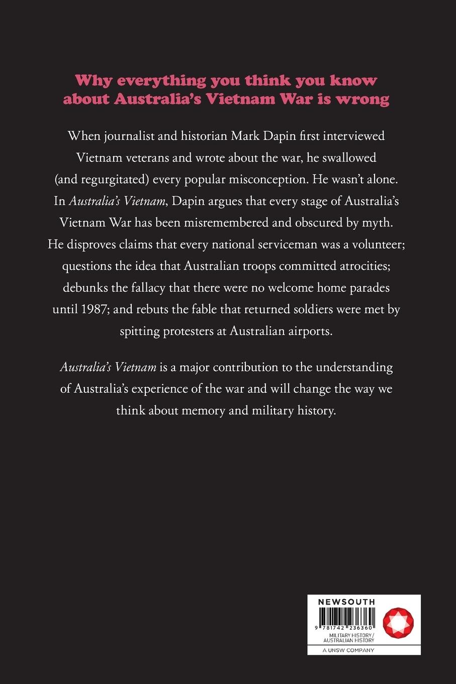 Rückseitencover Australia's Vietnam