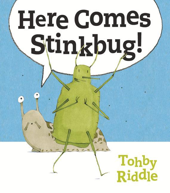 Vorderes Coverbild Here Comes Stinkbug!