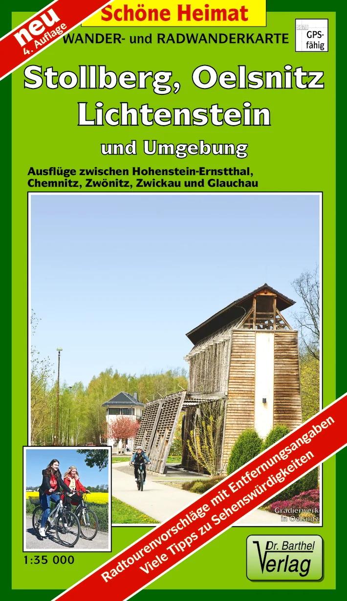 Vorderes Coverbild Stollberg, Oelsnitz, Lichtenstein und Umgebung 1 : 35000