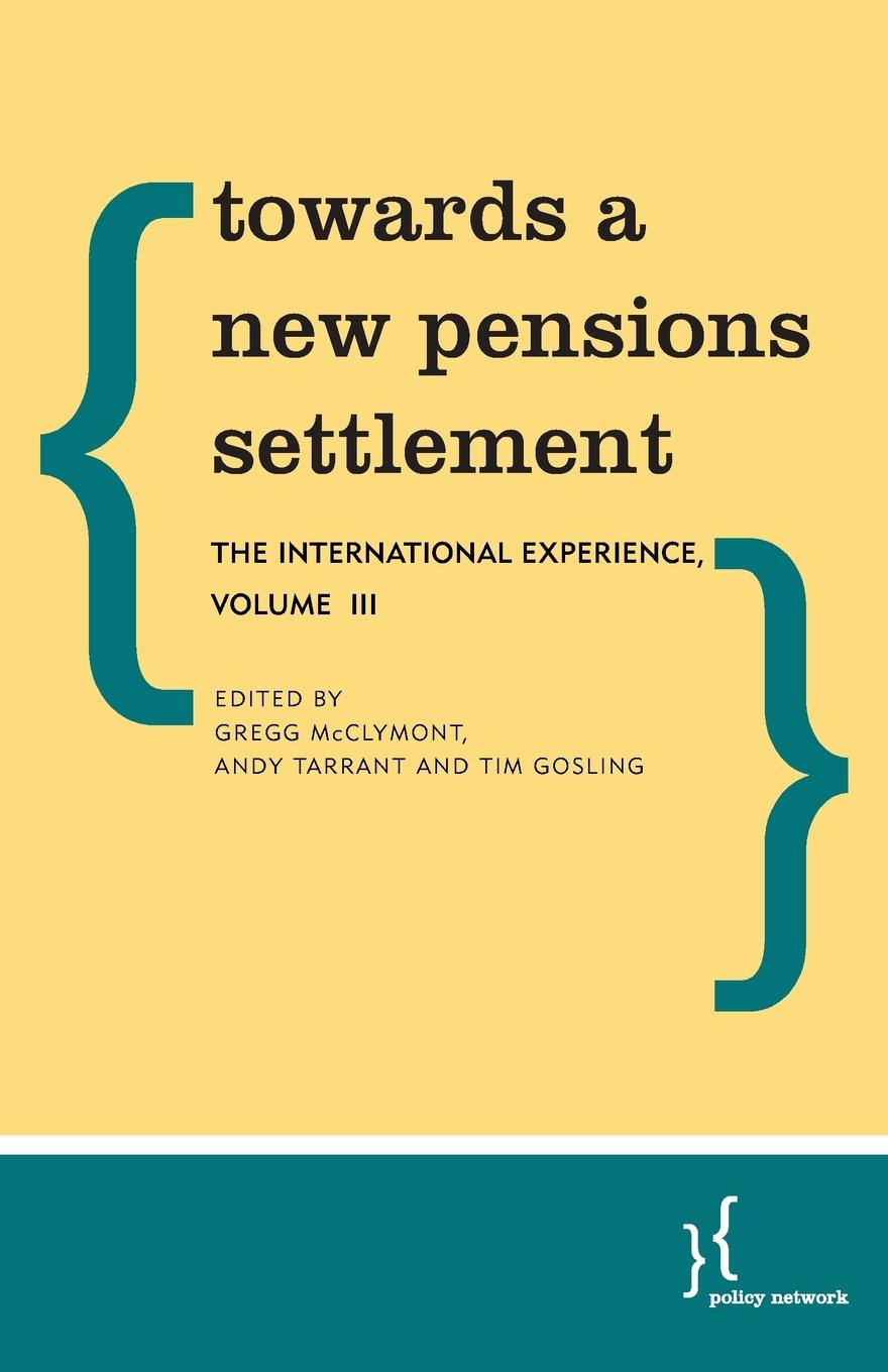 Vorderes Coverbild Towards a New Pensions Settlement