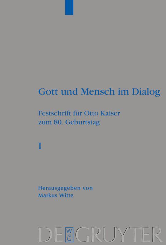 Vorderes Coverbild Gott und Mensch im Dialog
