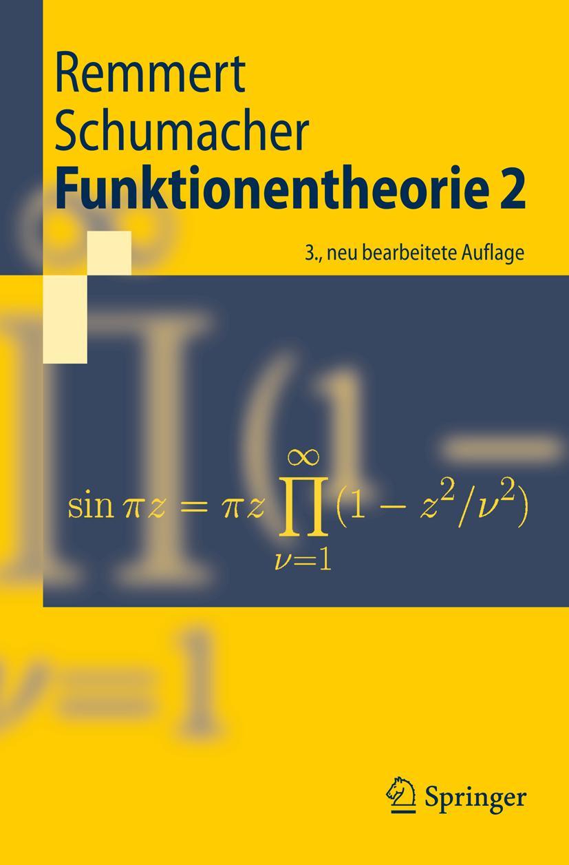 Vorderes Coverbild Funktionentheorie 2