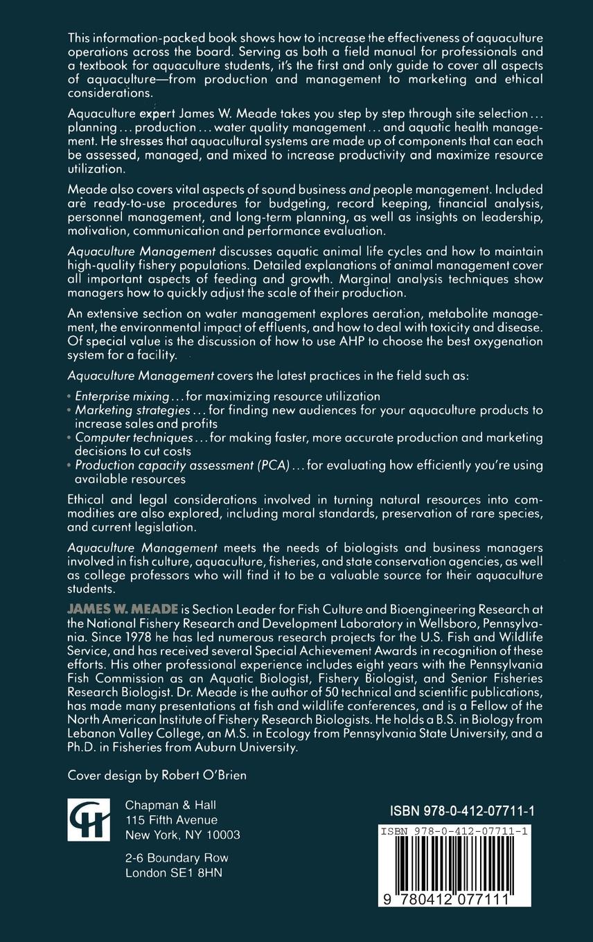 Rückseitencover Aquaculture Management