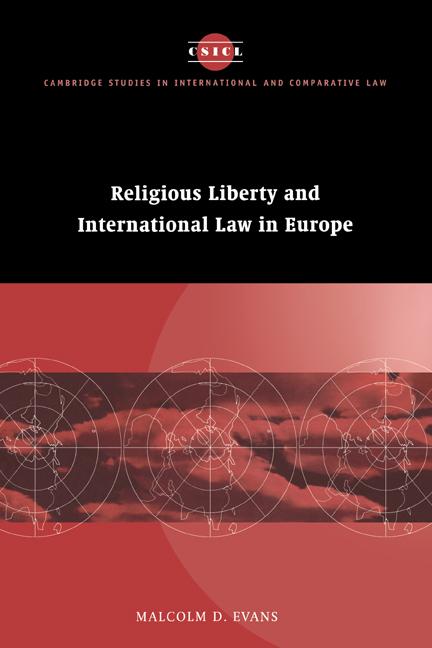 Vorderes Coverbild Religious Liberty and International Law in Europe
