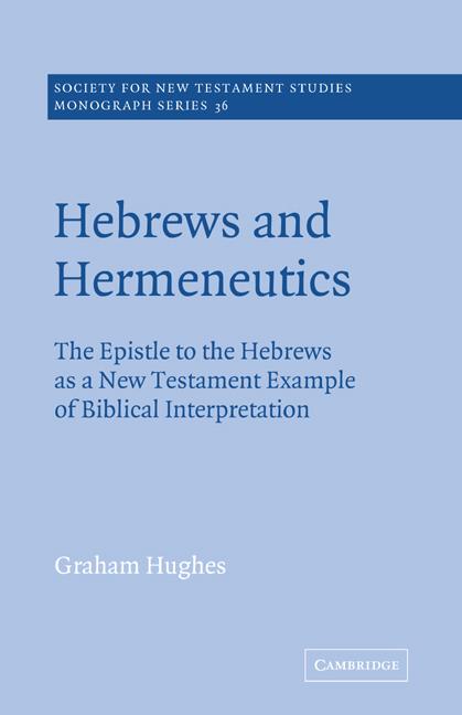 Vorderes Coverbild Hebrews and Hermeneutics