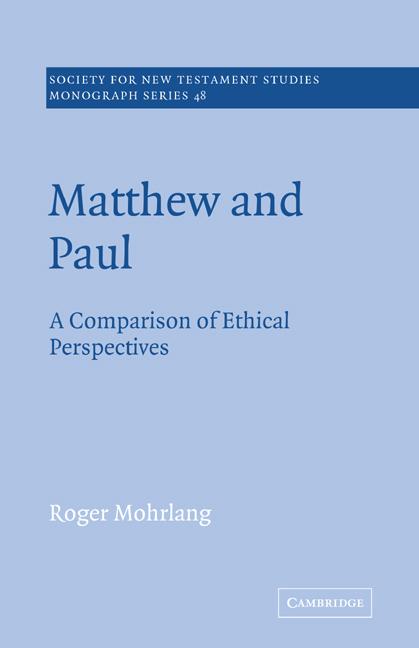 Vorderes Coverbild Matthew and Paul