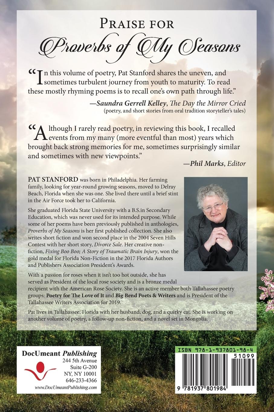 Rückseitencover Proverbs of My Seasons