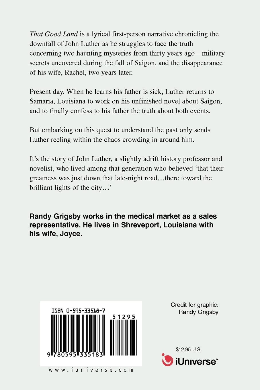 Rückseitencover That Good Land