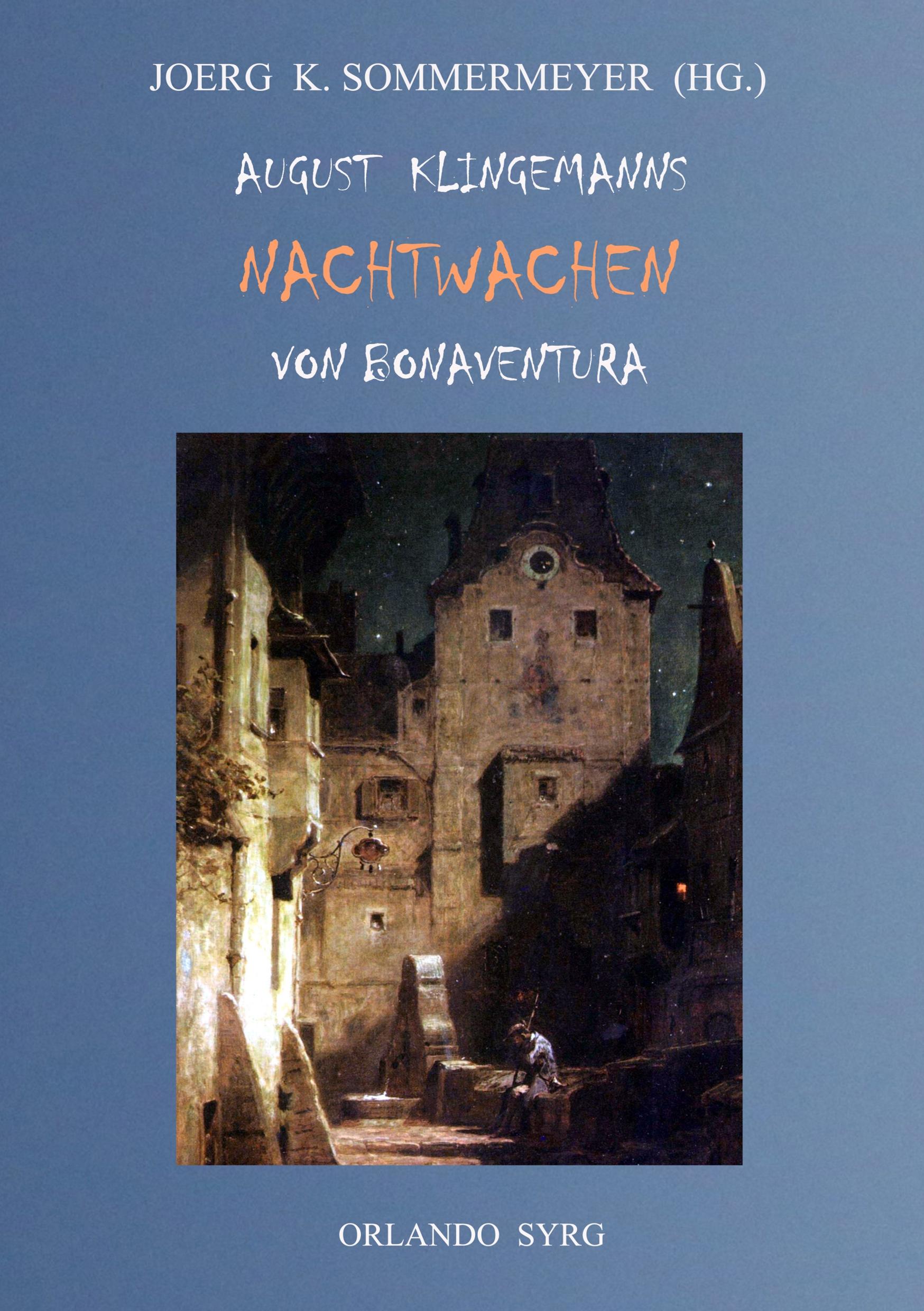 Vorderes Coverbild August Klingemanns Nachtwachen von Bonaventura