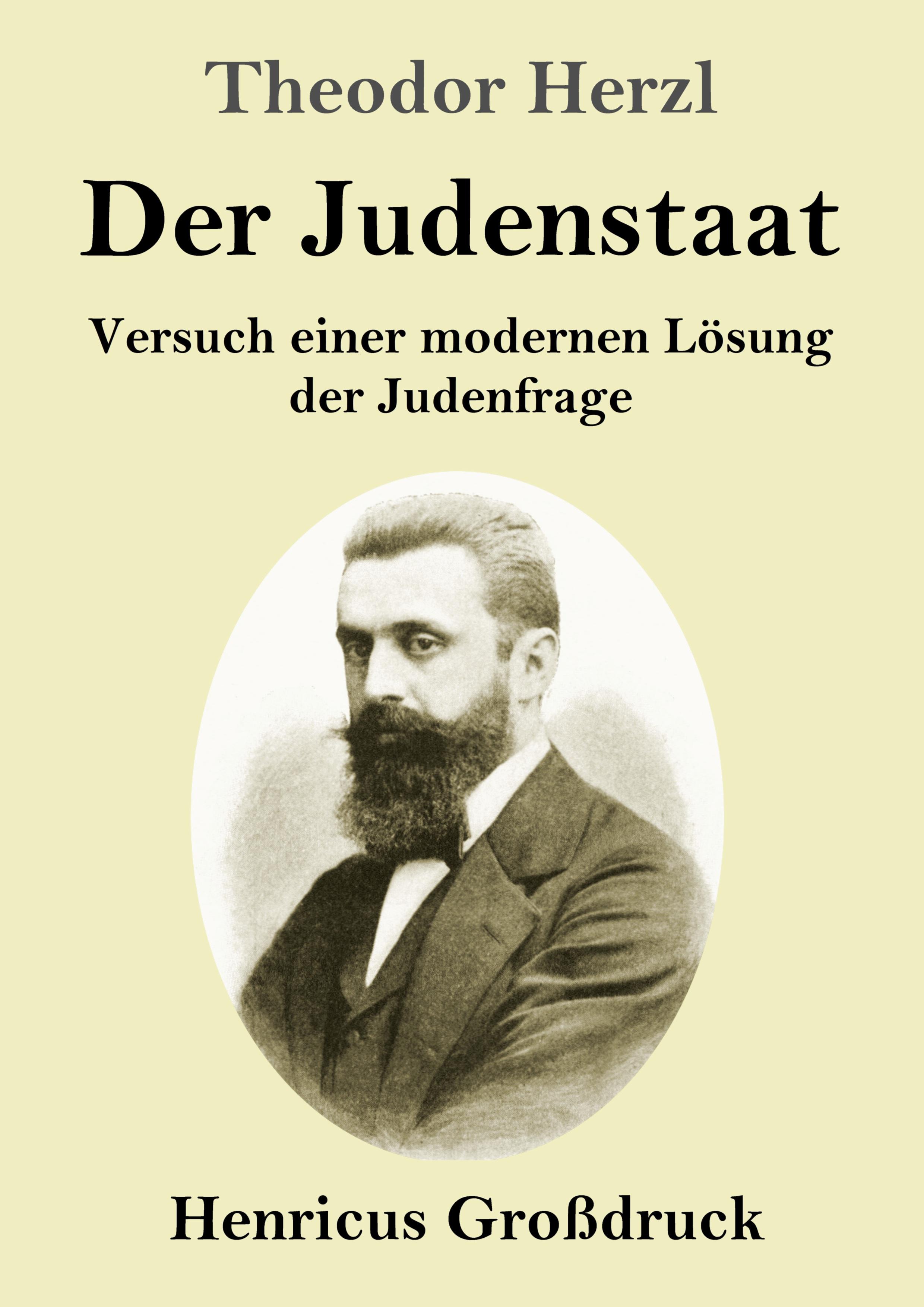 Vorderes Coverbild Der Judenstaat (Großdruck)