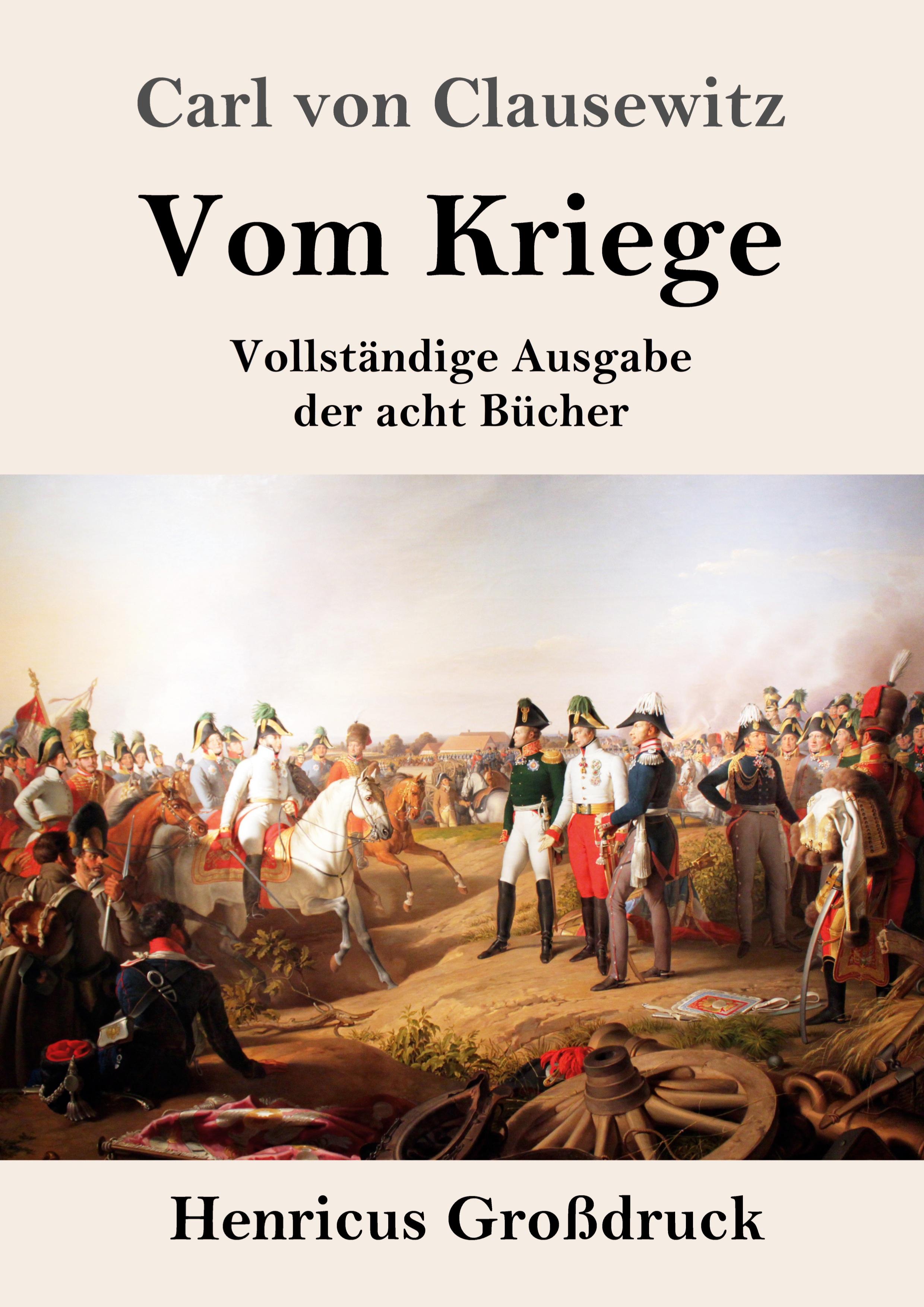 Vorderes Coverbild Vom Kriege (Großdruck)