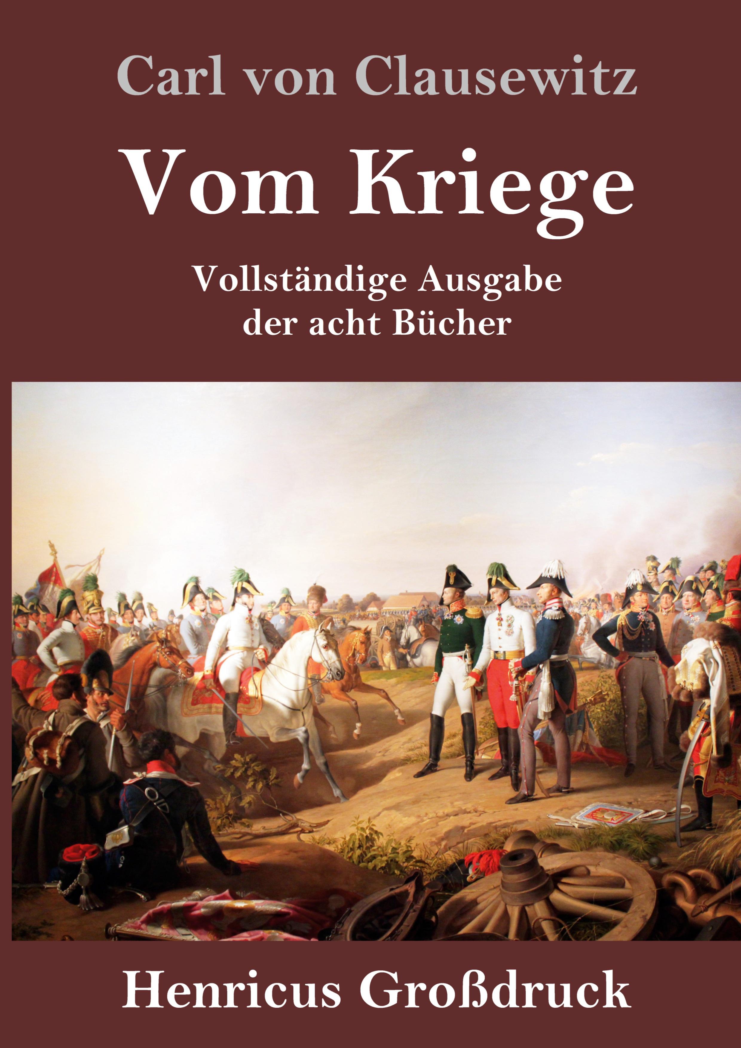 Vorderes Coverbild Vom Kriege (Großdruck)