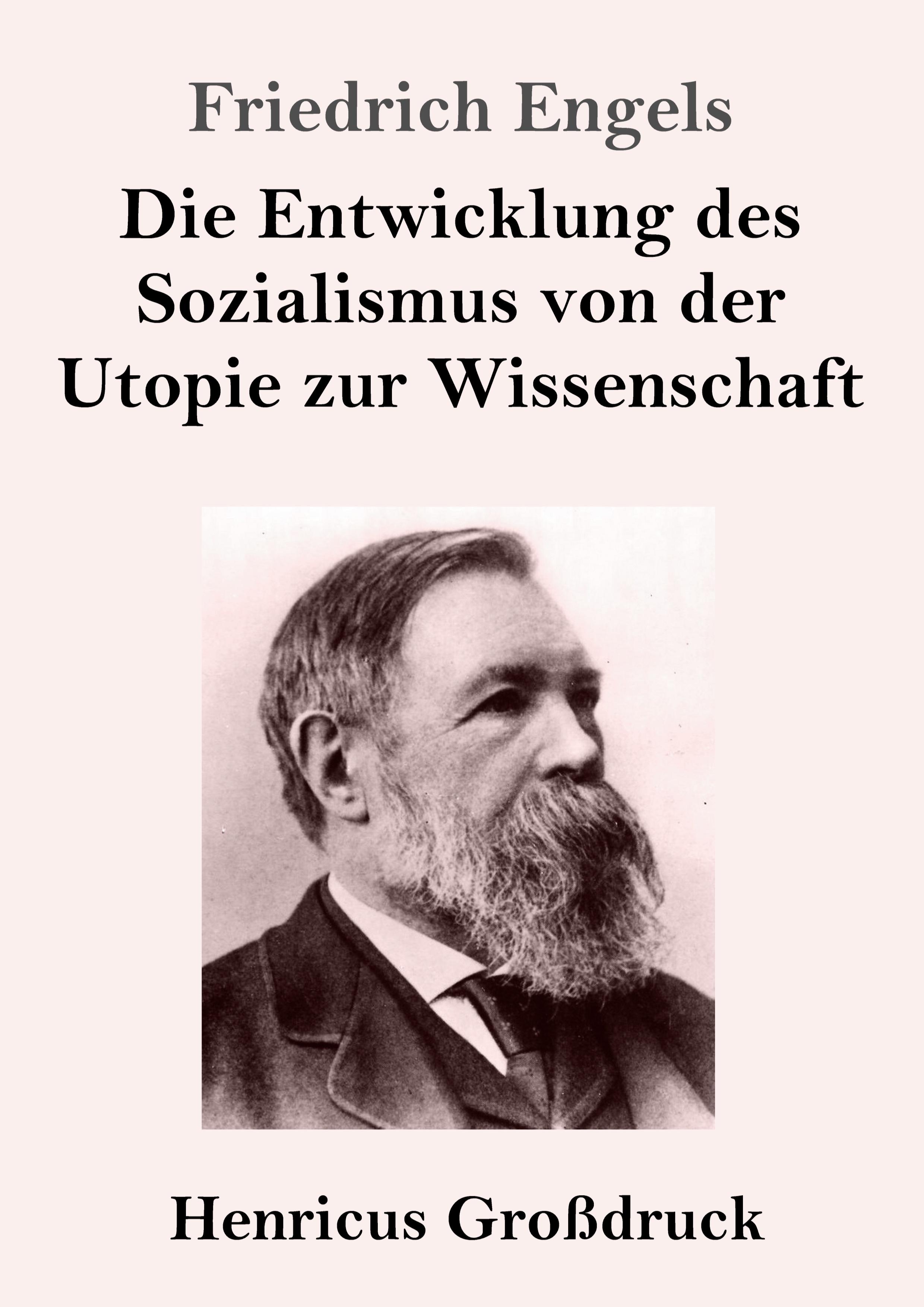 Vorderes Coverbild Die Entwicklung des Sozialismus von der Utopie zur Wissenschaft (Großdruck)