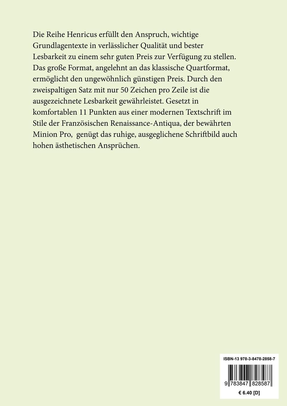 Rückseitencover Das Schweigen im Walde