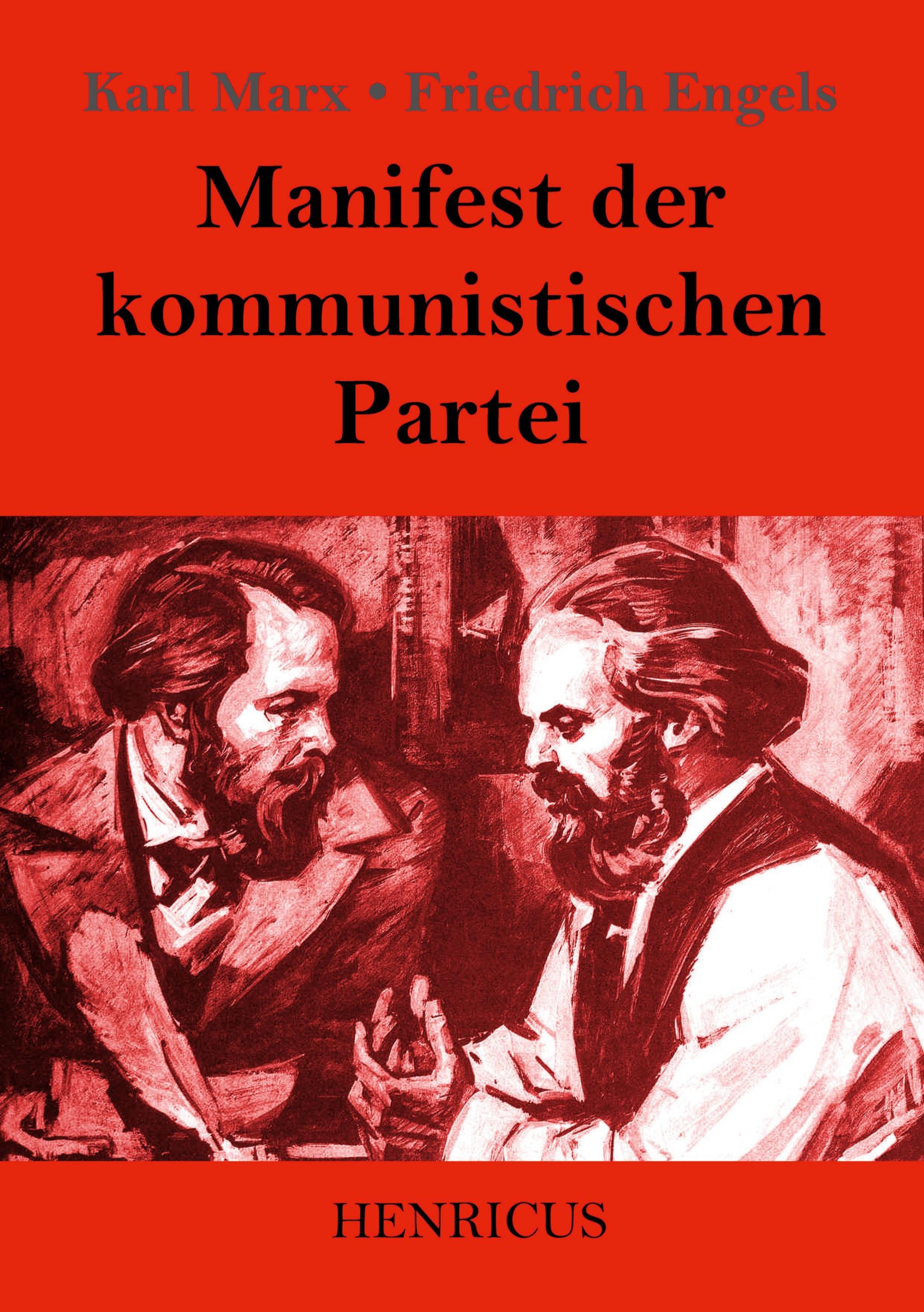 Vorderes Coverbild Manifest der kommunistischen Partei