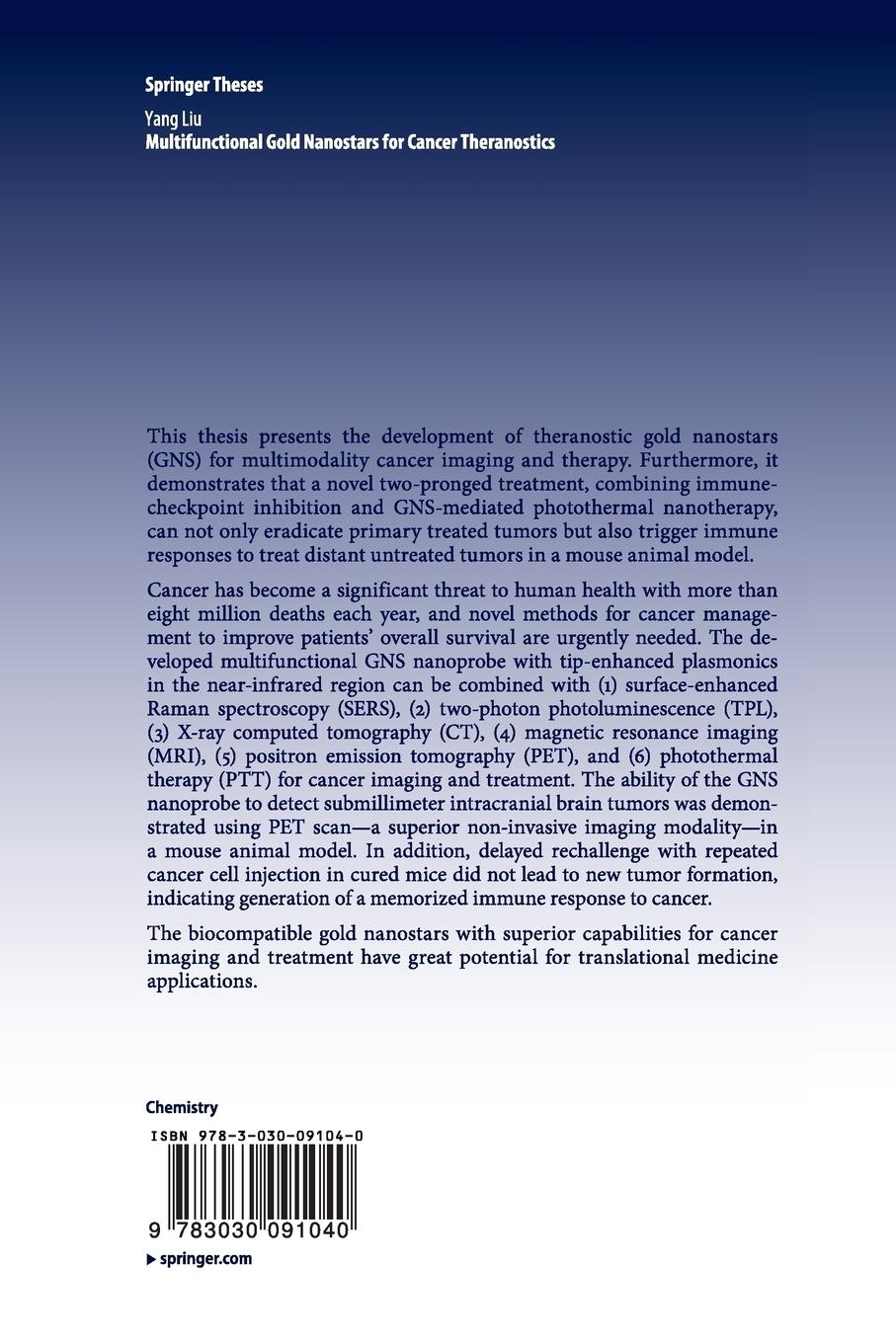 Rückseitencover Multifunctional Gold Nanostars for Cancer Theranostics