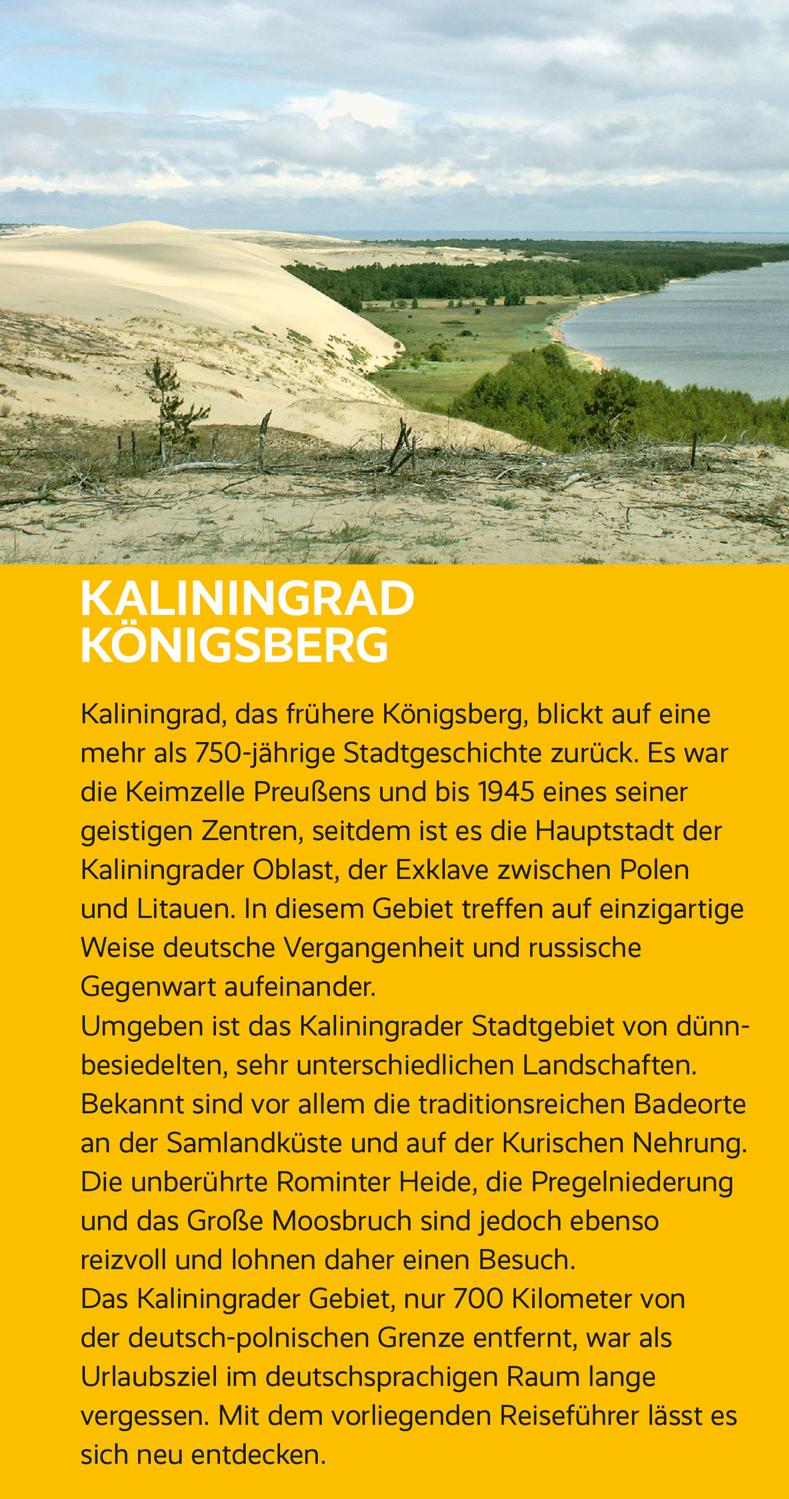 Beispielinhalt (Bild) TRESCHER Reiseführer Kaliningrad Königsberg